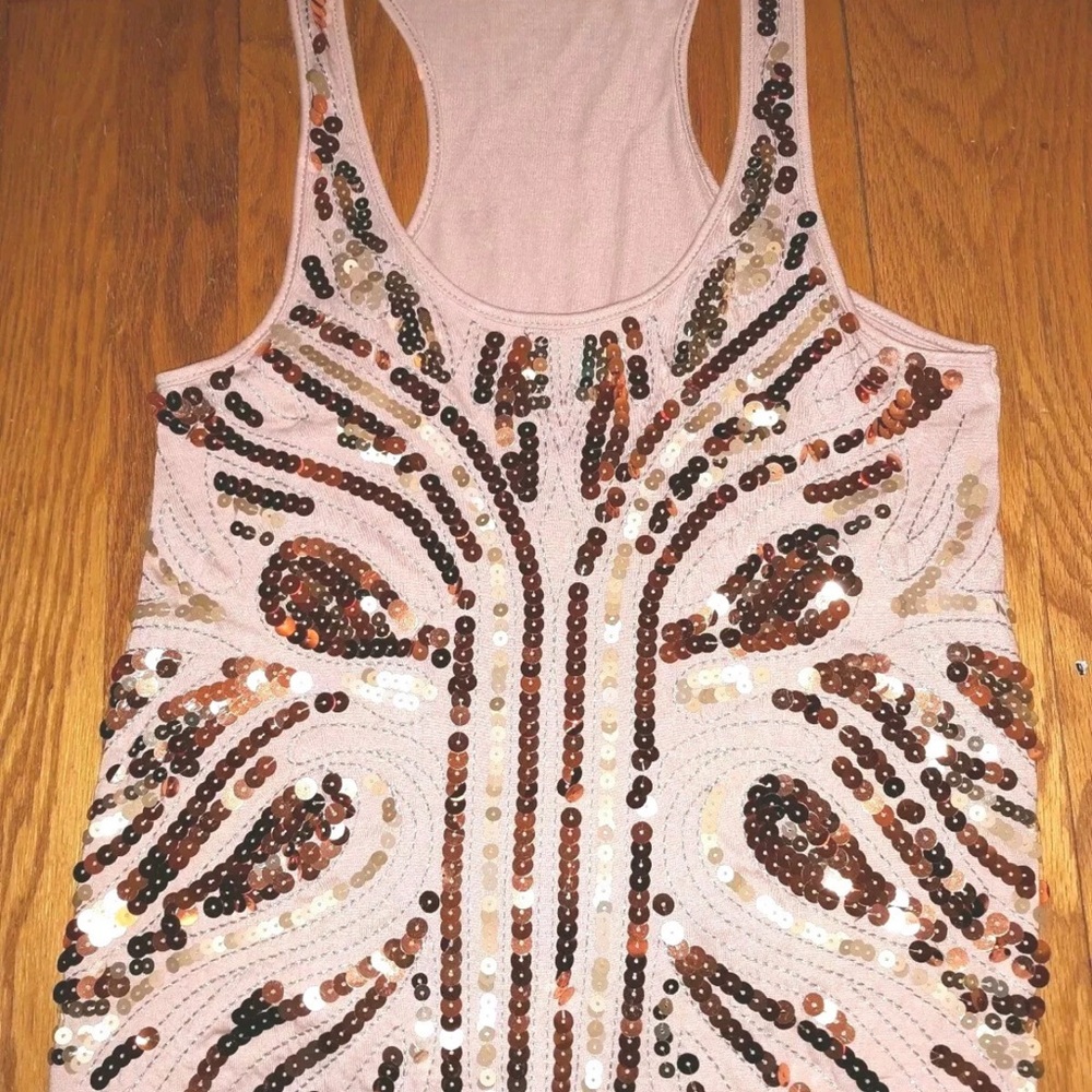Sequin Embellished Tank Top